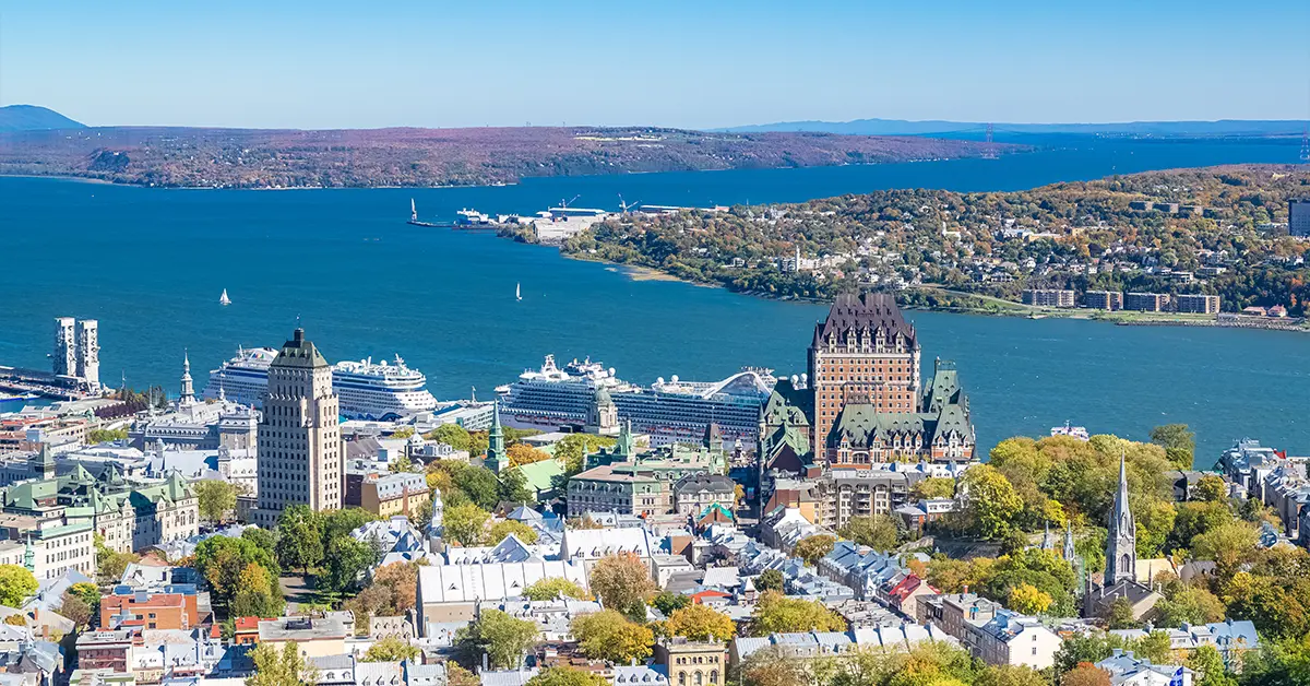 Toàn cảnh Quebec City, tỉnh bang Quebec, Canada