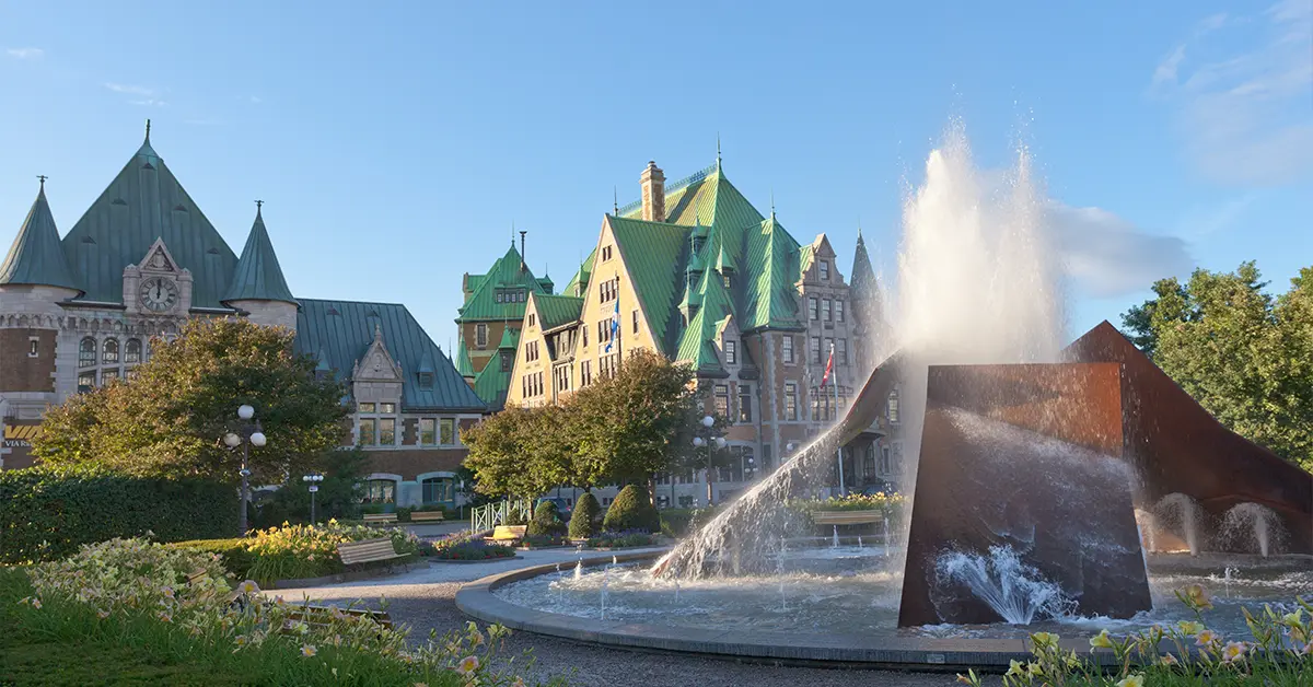 Ga xe lửa Thành phố Quebec Gare du Palais Canada
