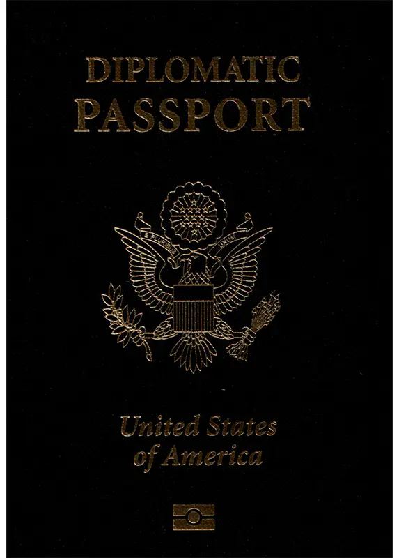 Bìa Hộ chiếu Hoa Kỳ loại ngoại giao