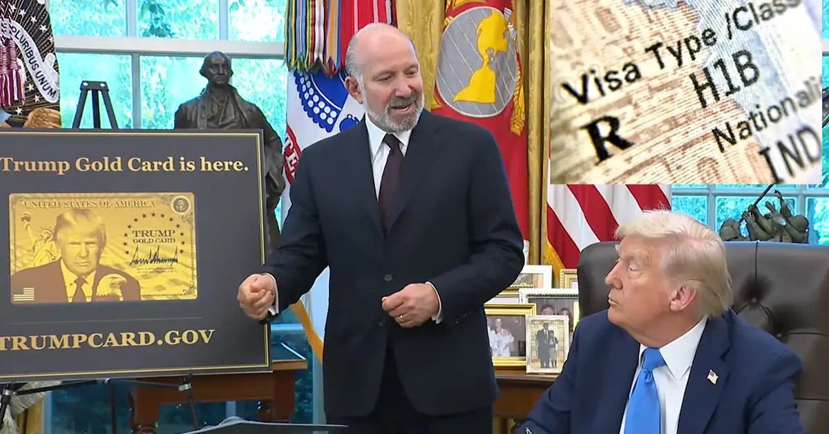 Vào ngày 19 tháng 9 năm 2025, Tổng thống Donald Trump đã ký sắc lệnh hành pháp tại Nhà Trắng, bên cạnh Bộ trưởng Thương mại Howard Lutnick, áp dụng mức phí mới $100.000 USD mỗi năm cho mỗi đơn xin visa H-1B.