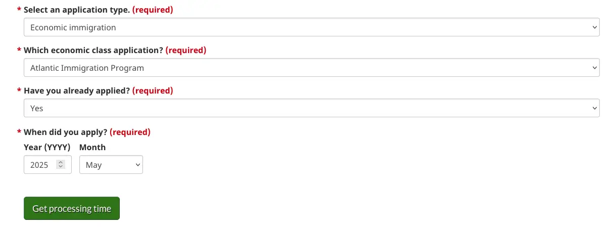 Lựa chọn chương trình nhập cư