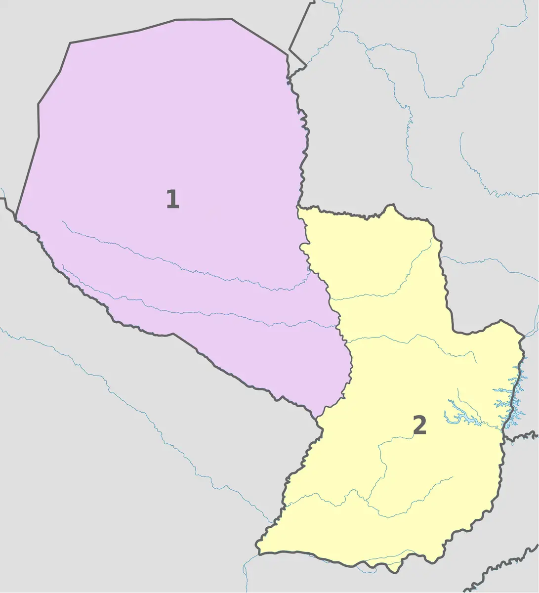 Bản đồ Paraguay