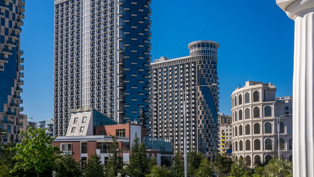 Thành phố Batumi bên Biển Đen, một động lực của kinh tế Georgia.
